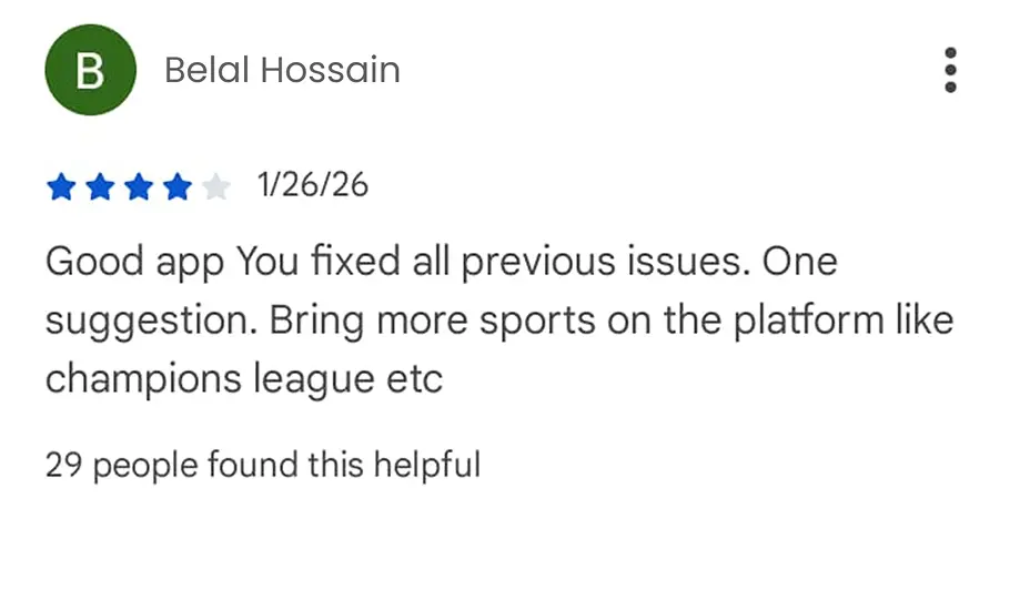 Sportzfy Reviews 3