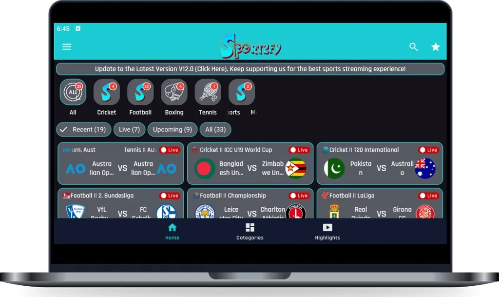 Sportzfy for PC