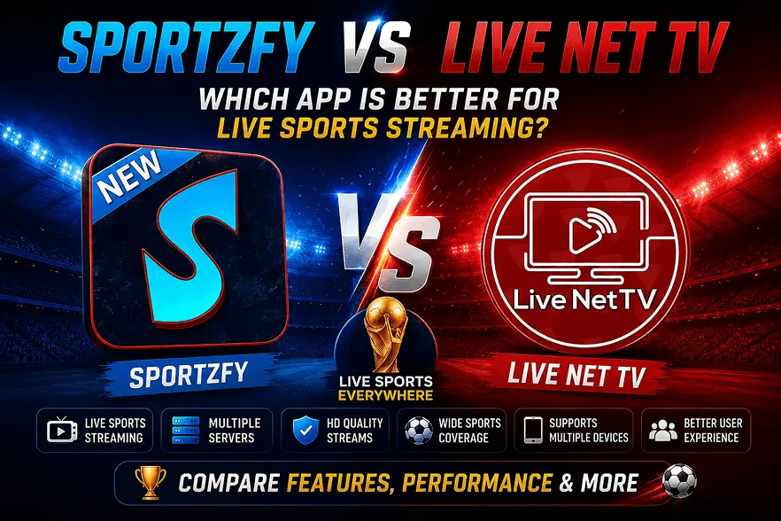 Sportzfy Vs Live Net TV Sportzfy Vs Live Net TV