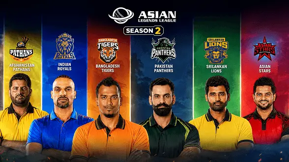 Asian Legends League Teams